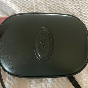 YSL camera bag dark green